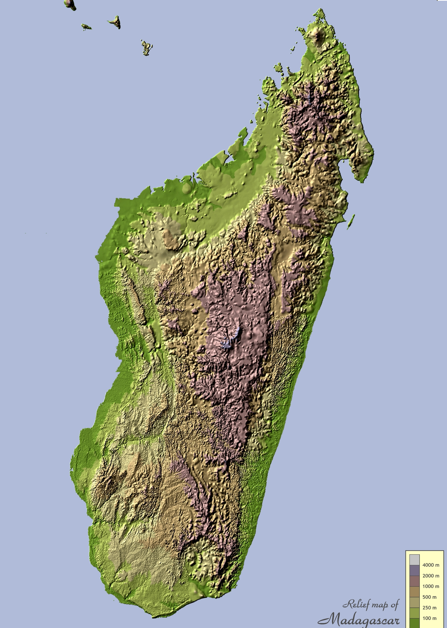 Madagascar Topography